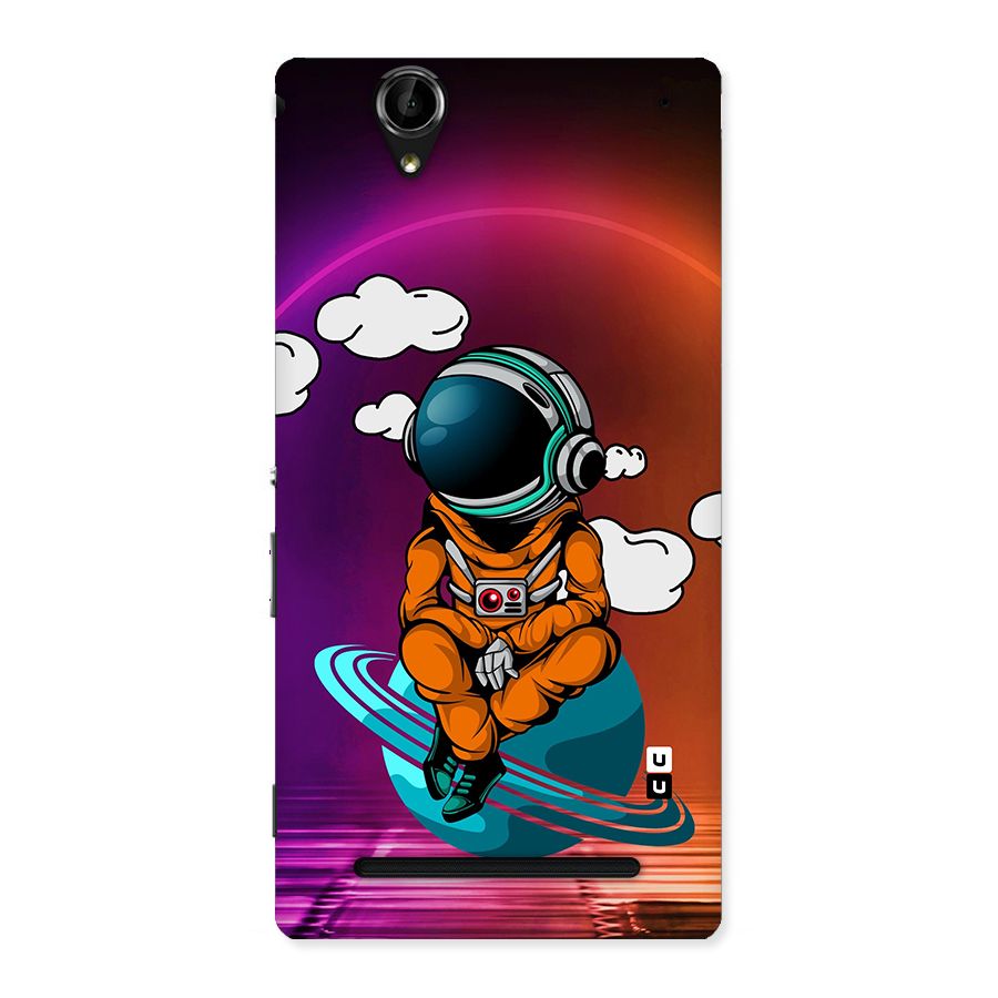 Cool Astraunaut Relaxing Back Case for Sony Xperia T2