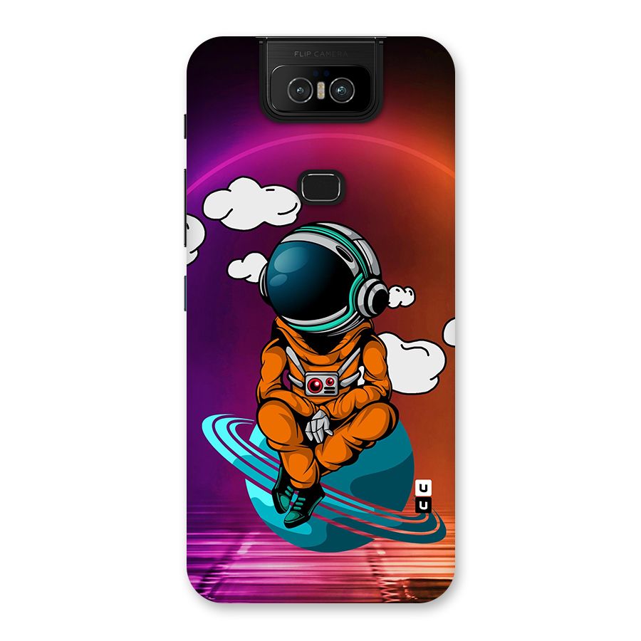 Cool Astraunaut Relaxing Back Case for Zenfone 6z