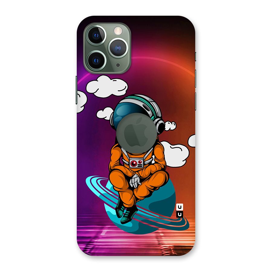 Cool Astraunaut Relaxing Back Case for iPhone 11 Pro Logo  Cut