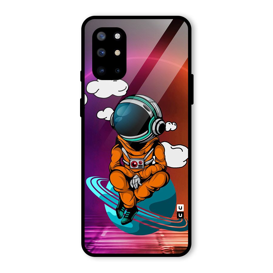 Cool Astraunaut Relaxing Glass Back Case for OnePlus 8T