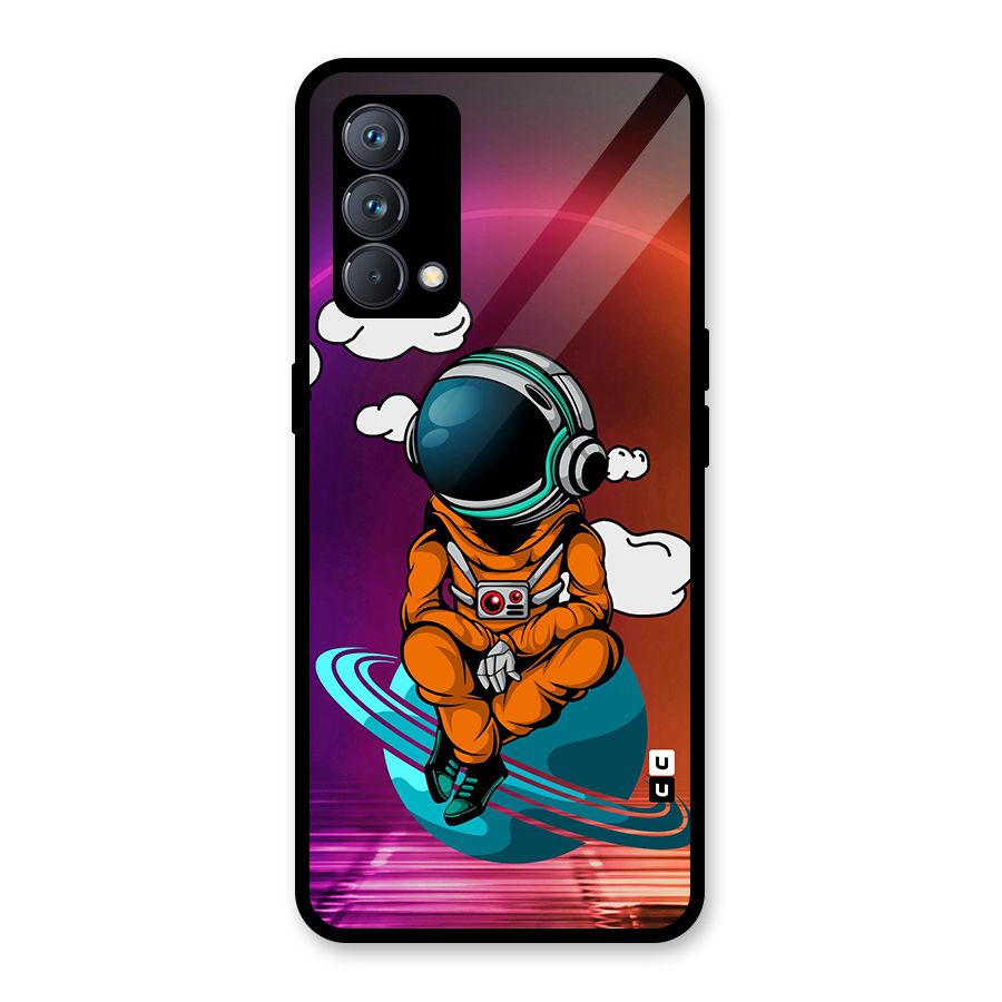 Cool Astraunaut Relaxing Glass Back Case for Realme GT Master Edition