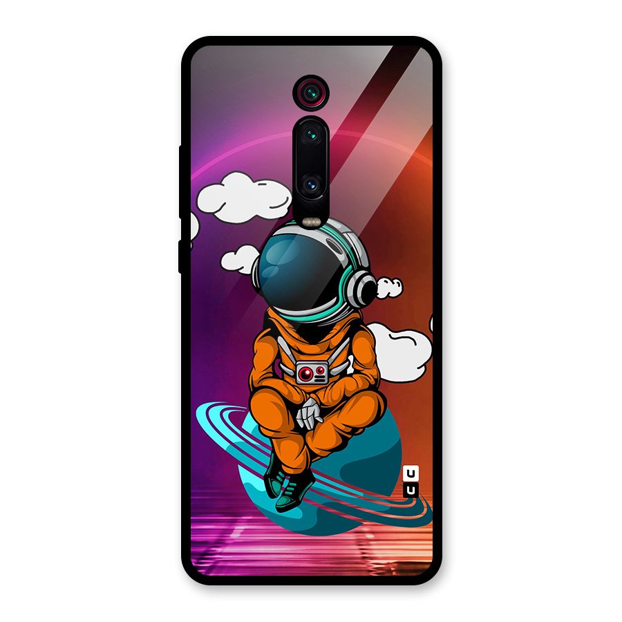 Cool Astraunaut Relaxing Glass Back Case for Redmi K20