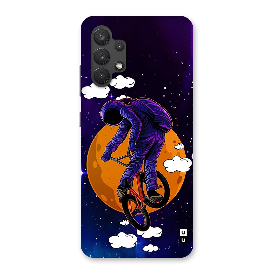 Cool Astro Cyclist Back Case for Galaxy A32