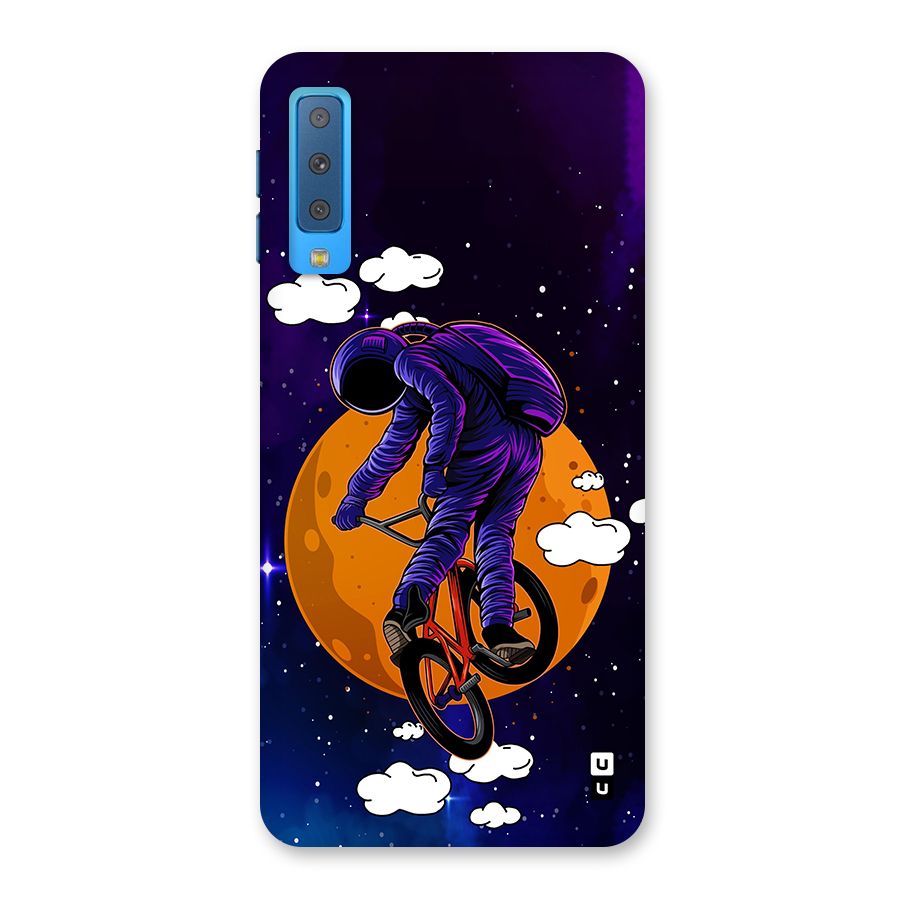 Cool Astro Cyclist Back Case for Galaxy A7 (2018)