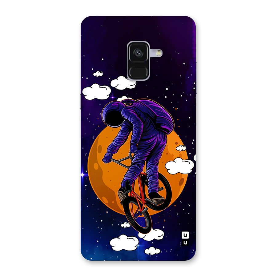 Cool Astro Cyclist Back Case for Galaxy A8 Plus