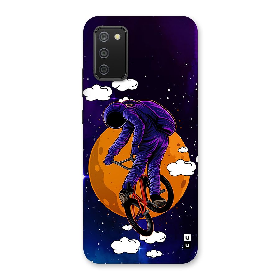 Cool Astro Cyclist Back Case for Galaxy M02s