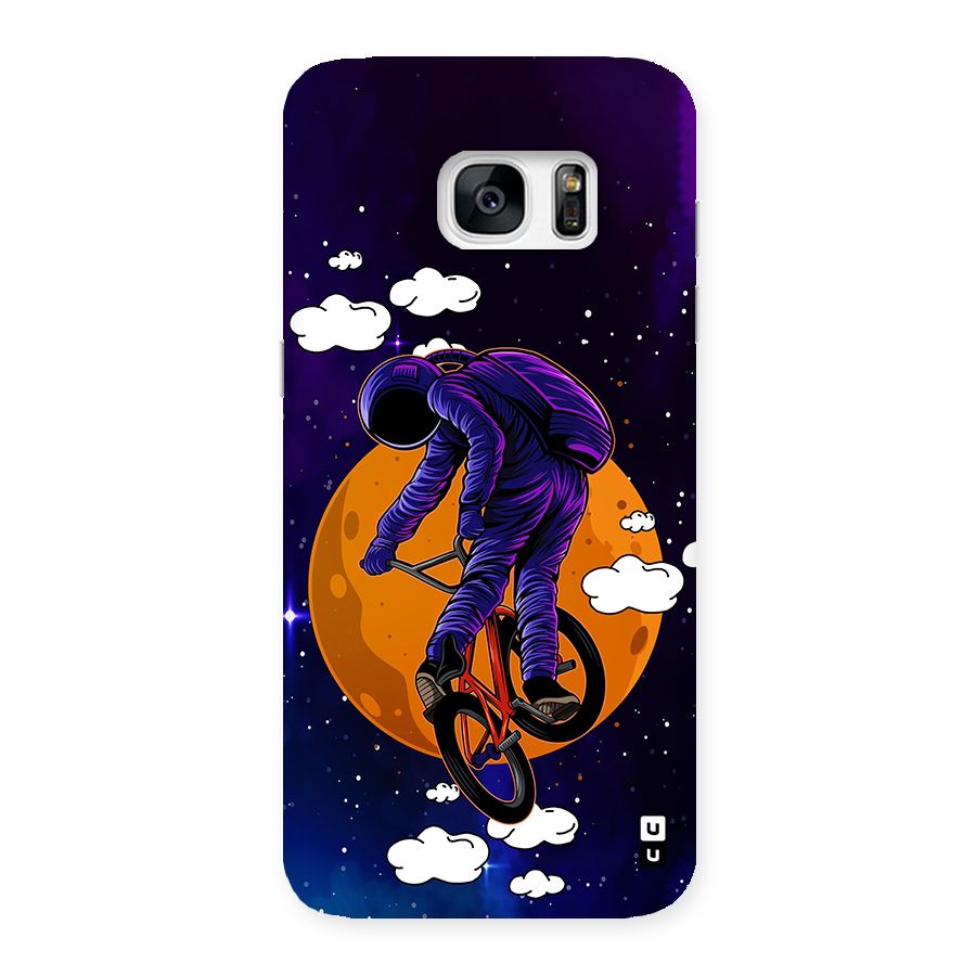 Cool Astro Cyclist Back Case for Galaxy S7 Edge