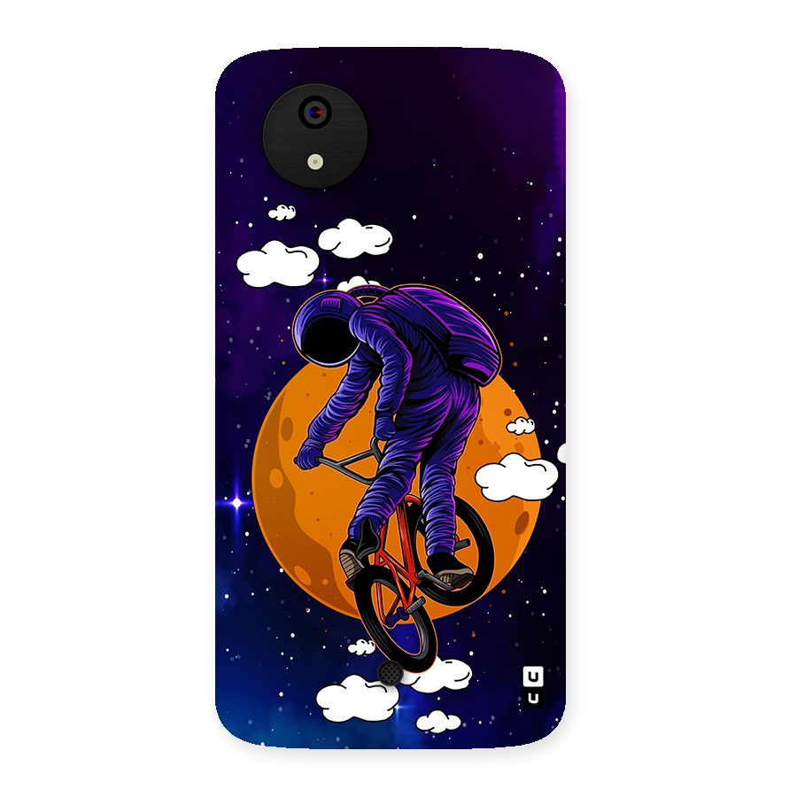 Cool Astro Cyclist Back Case for Micromax Canvas A1