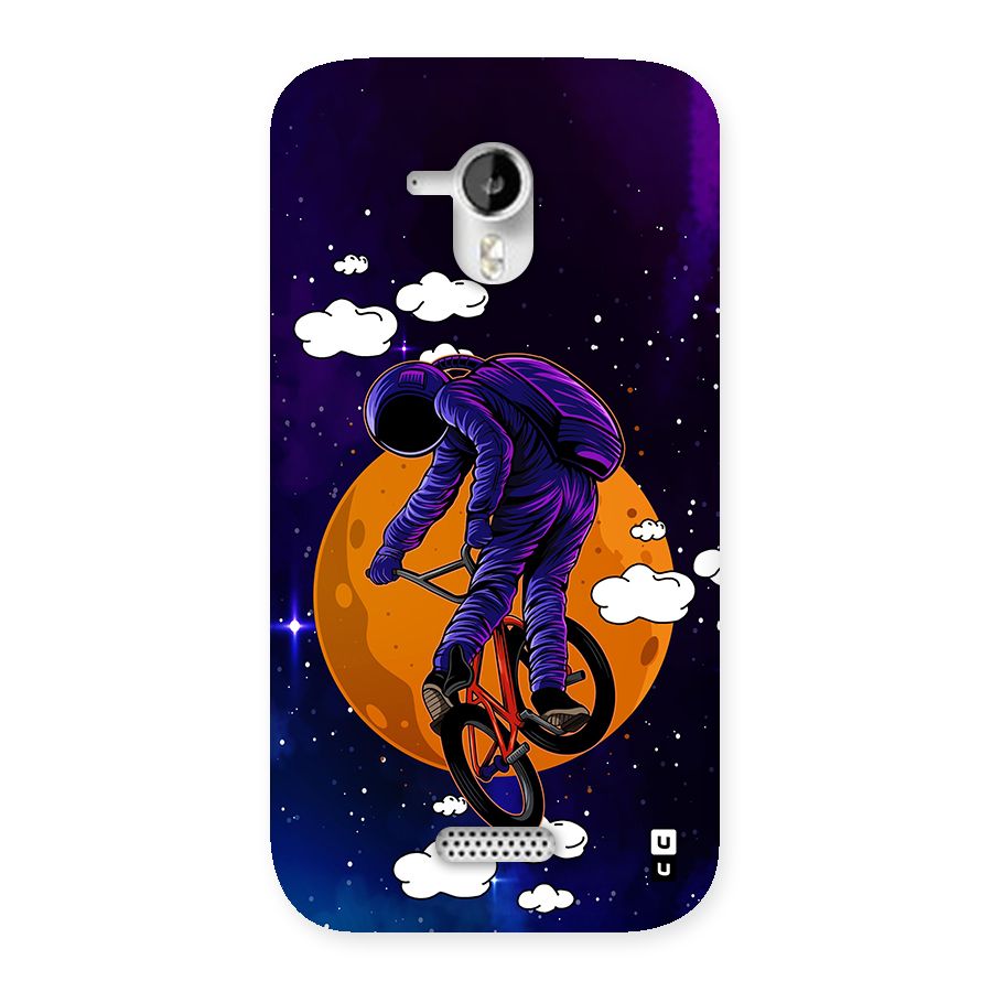 Cool Astro Cyclist Back Case for Micromax Canvas HD A116