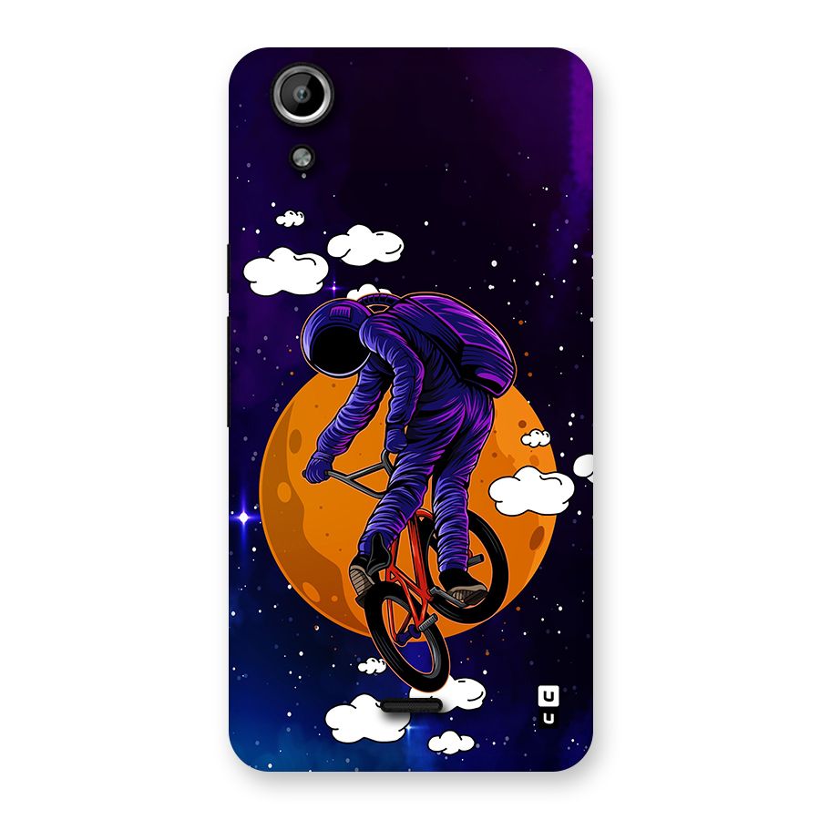 Cool Astro Cyclist Back Case for Micromax Canvas Selfie Lens Q345