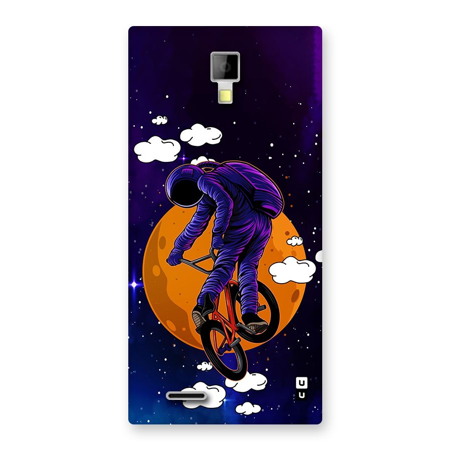 Cool Astro Cyclist Back Case for Micromax Canvas Xpress A99