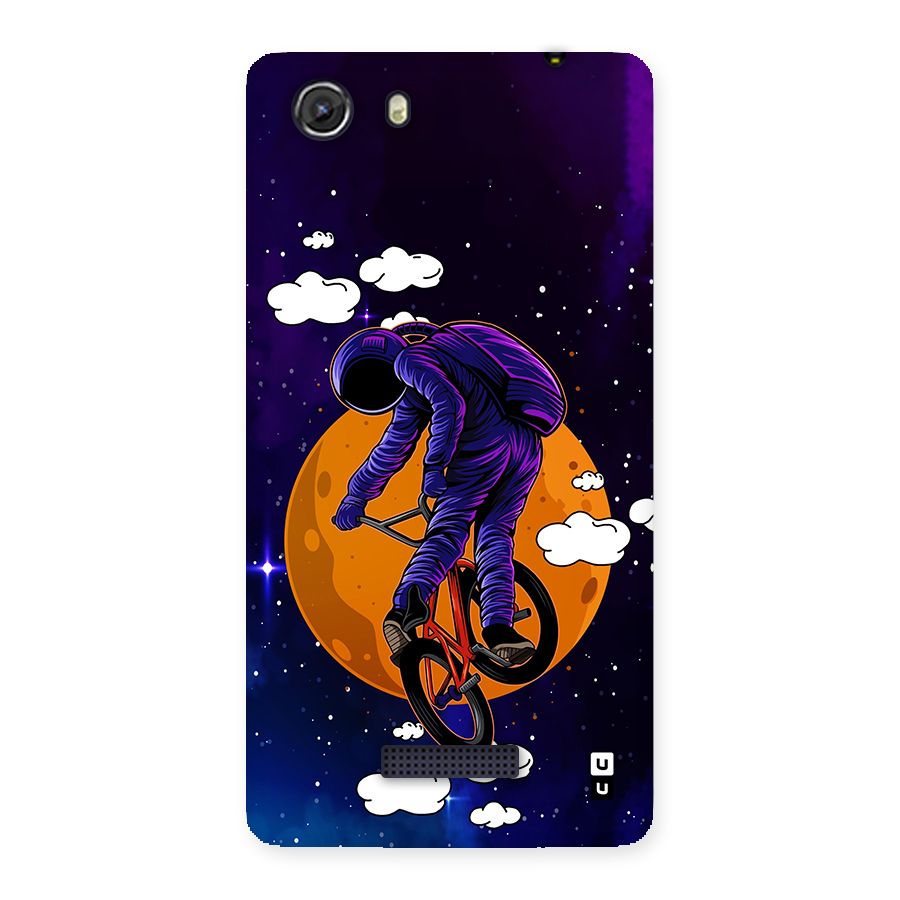Cool Astro Cyclist Back Case for Micromax Unite 3