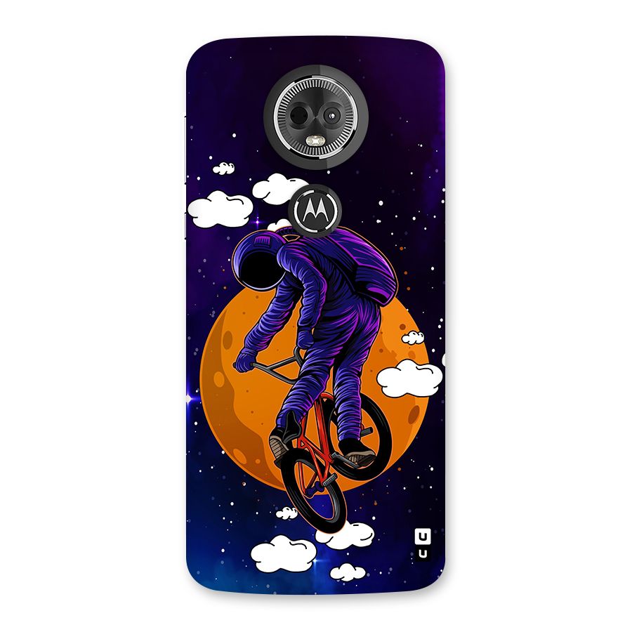 Cool Astro Cyclist Back Case for Moto E5 Plus