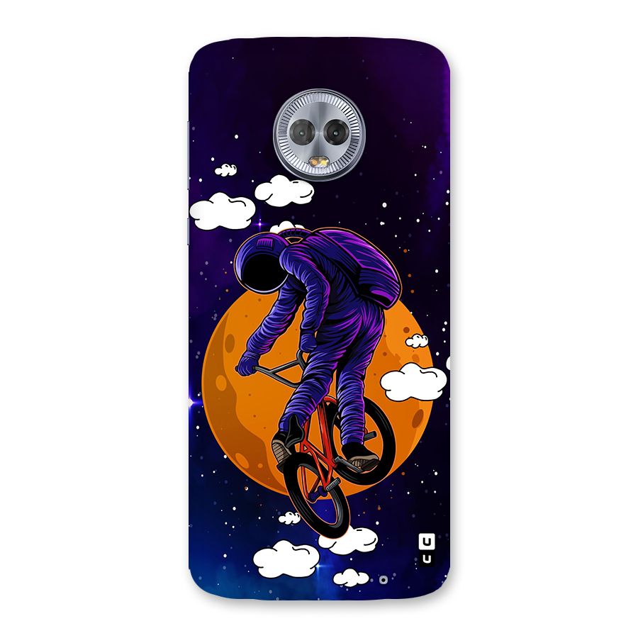 Cool Astro Cyclist Back Case for Moto G6 Plus
