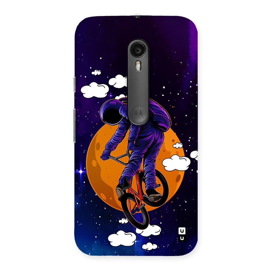 Cool Astro Cyclist Back Case for Moto G Turbo