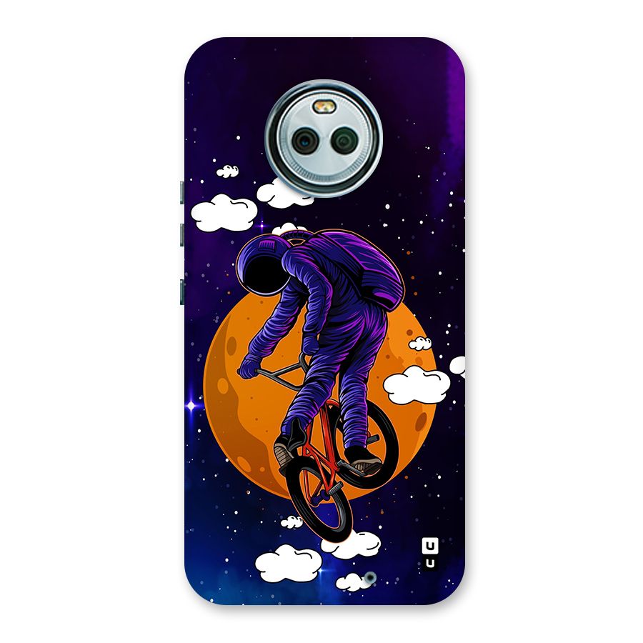 Cool Astro Cyclist Back Case for Moto X4