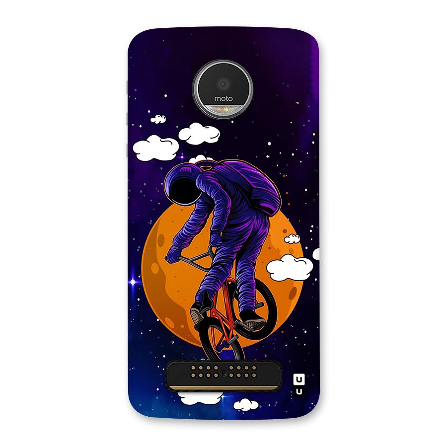 Cool Astro Cyclist Back Case for Moto Z Play