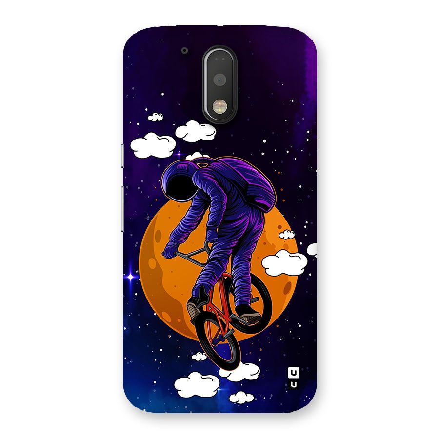 Cool Astro Cyclist Back Case for Motorola Moto G4 Plus