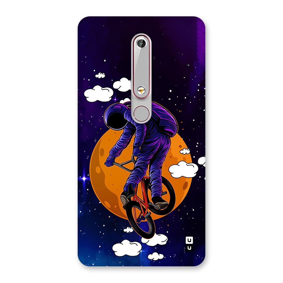 Cool Astro Cyclist Back Case for Nokia 6.1