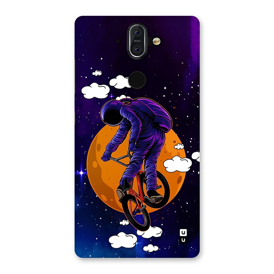 Cool Astro Cyclist Back Case for Nokia 8 Sirocco