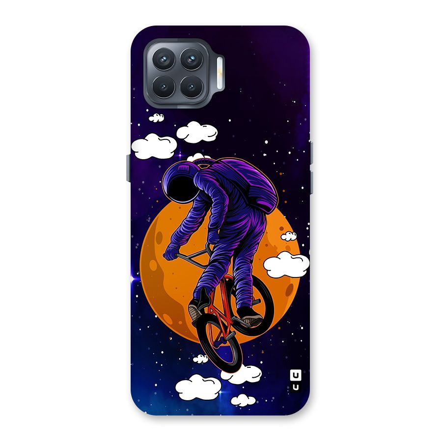 Cool Astro Cyclist Back Case for Oppo F17 Pro