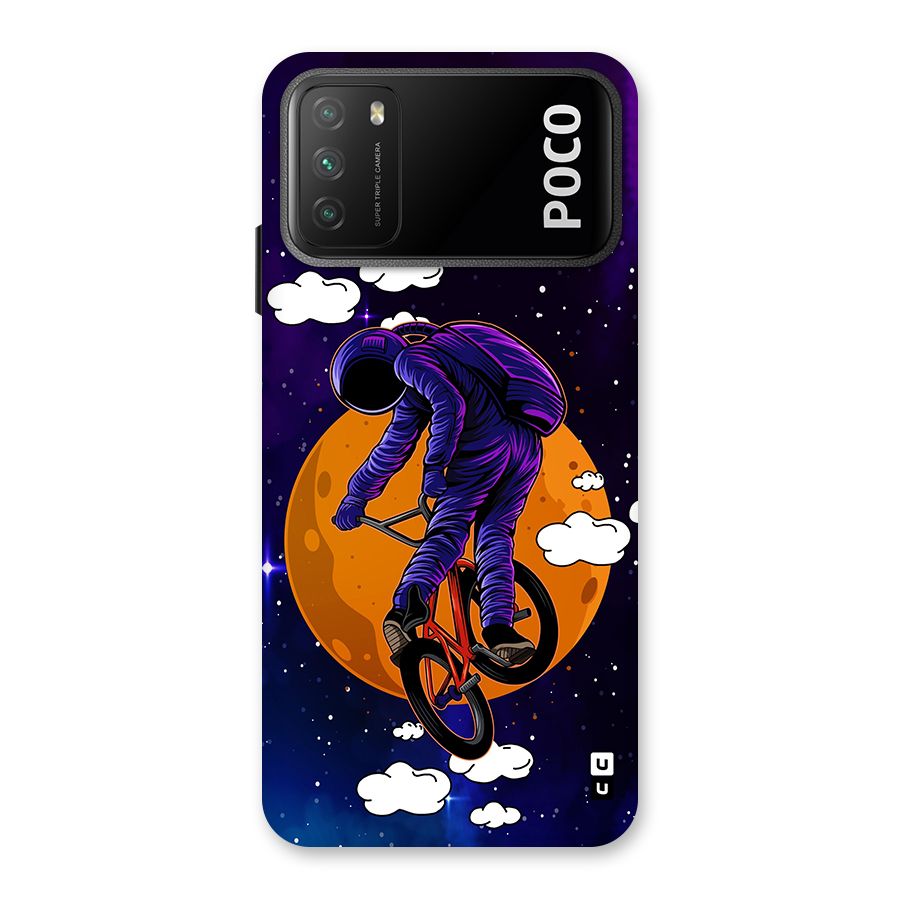 Cool Astro Cyclist Back Case for Poco M3