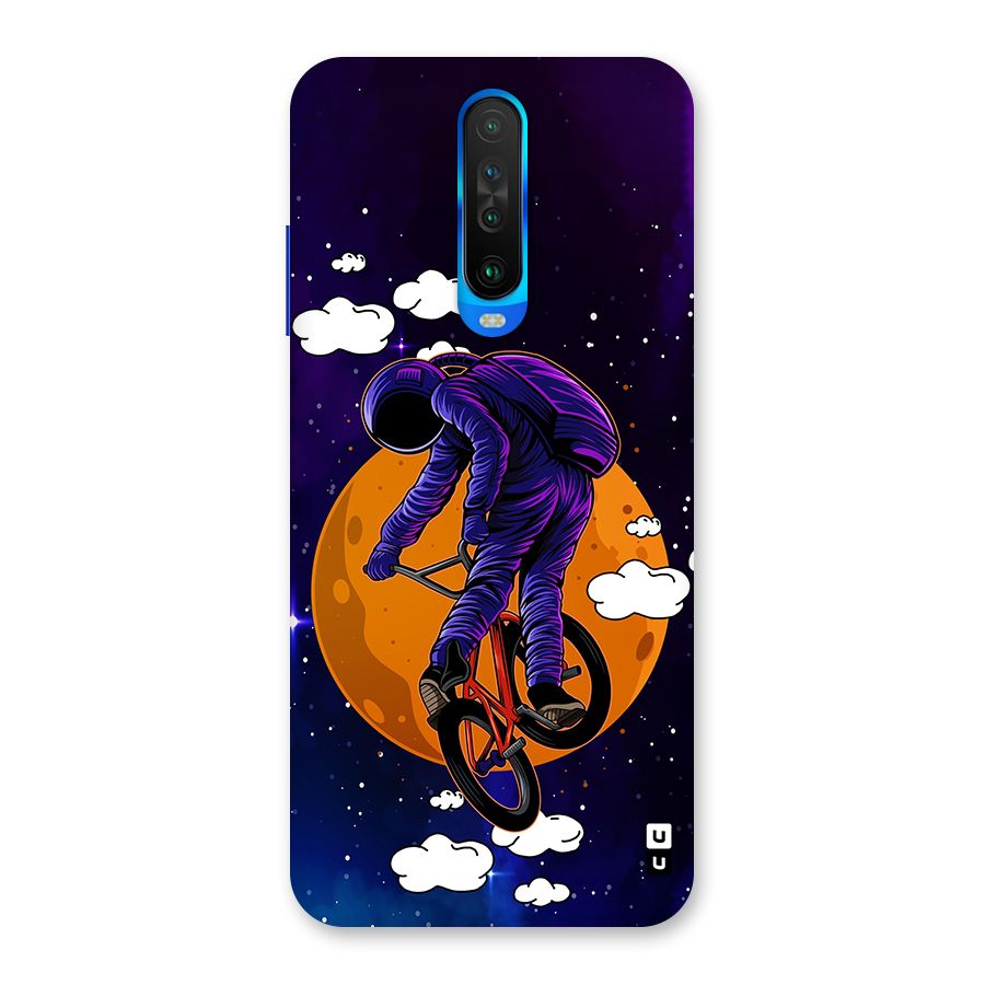 Cool Astro Cyclist Back Case for Poco X2