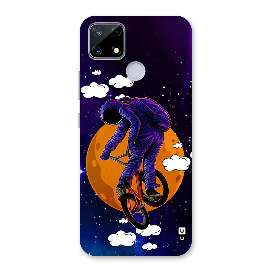 Cool Astro Cyclist Glass Back Case for Realme Narzo 20
