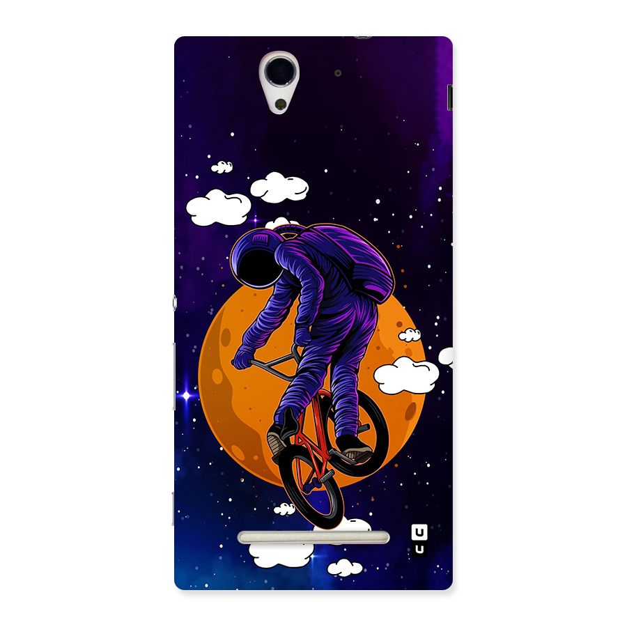 Cool Astro Cyclist Back Case for Sony Xperia C3