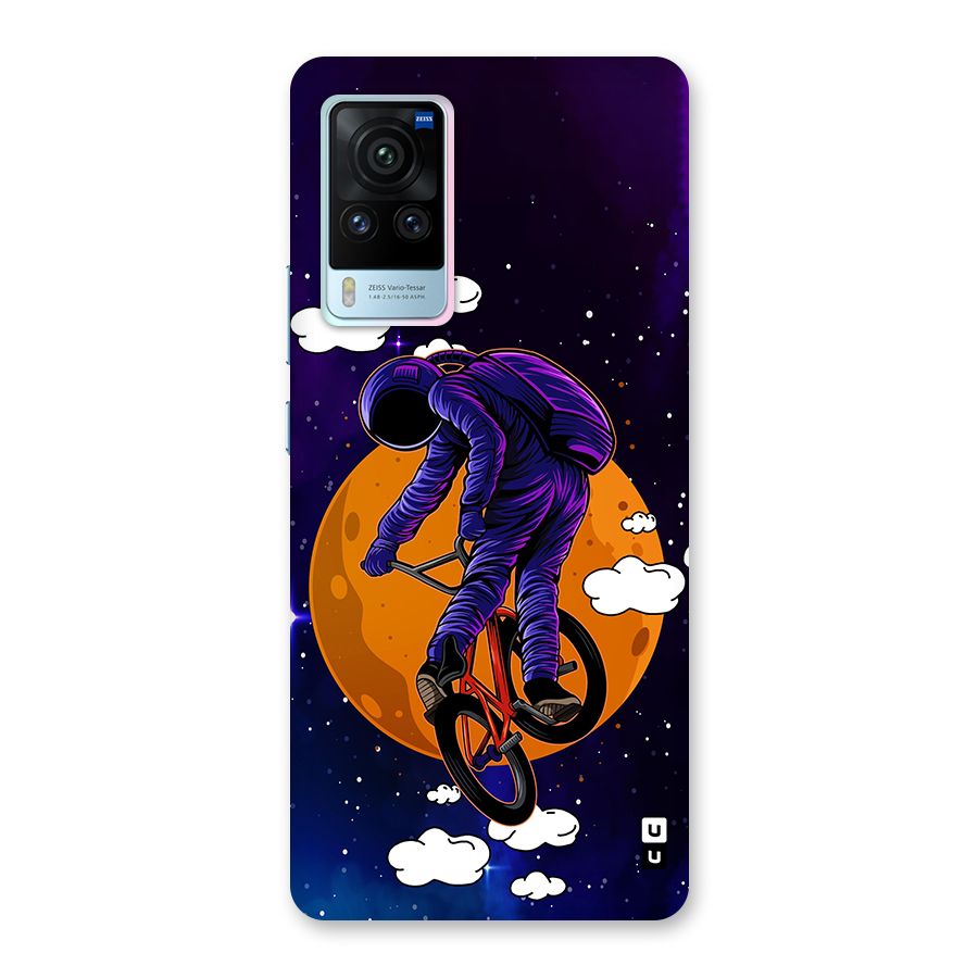 Cool Astro Cyclist Glass Back Case for Vivo X60 Pro