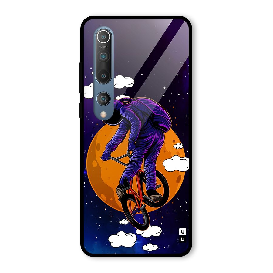 Cool Astro Cyclist Glass Back Case for Mi 10