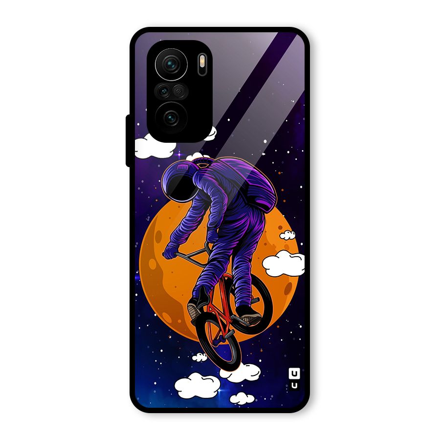 Cool Astro Cyclist Glass Back Case for Mi 11X Pro