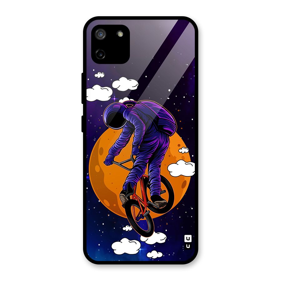 Cool Astro Cyclist Glass Back Case for Realme C11