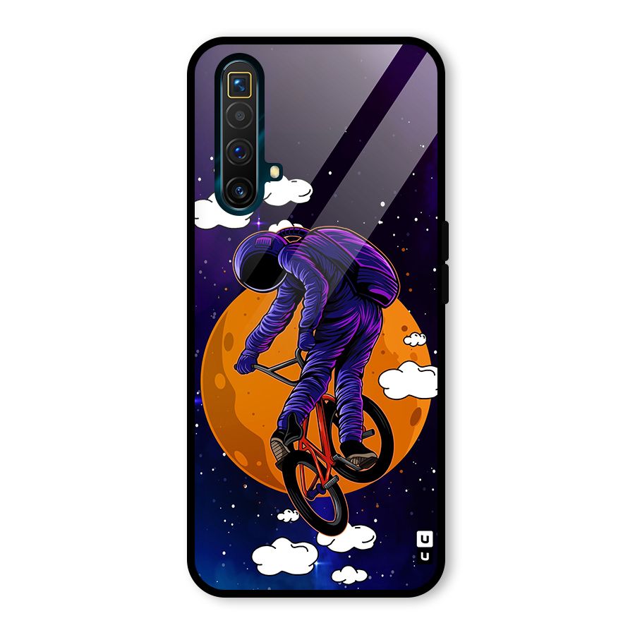 Cool Astro Cyclist Glass Back Case for Realme X3