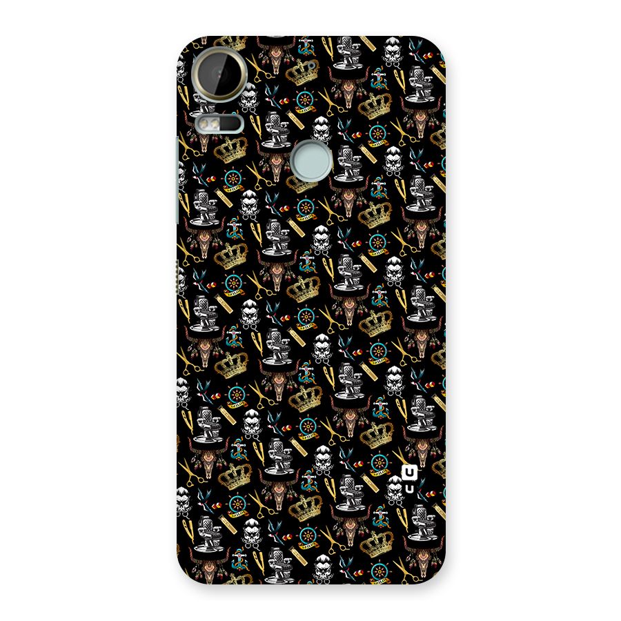 Cool Barber Pattern Back Case for Desire 10 Pro