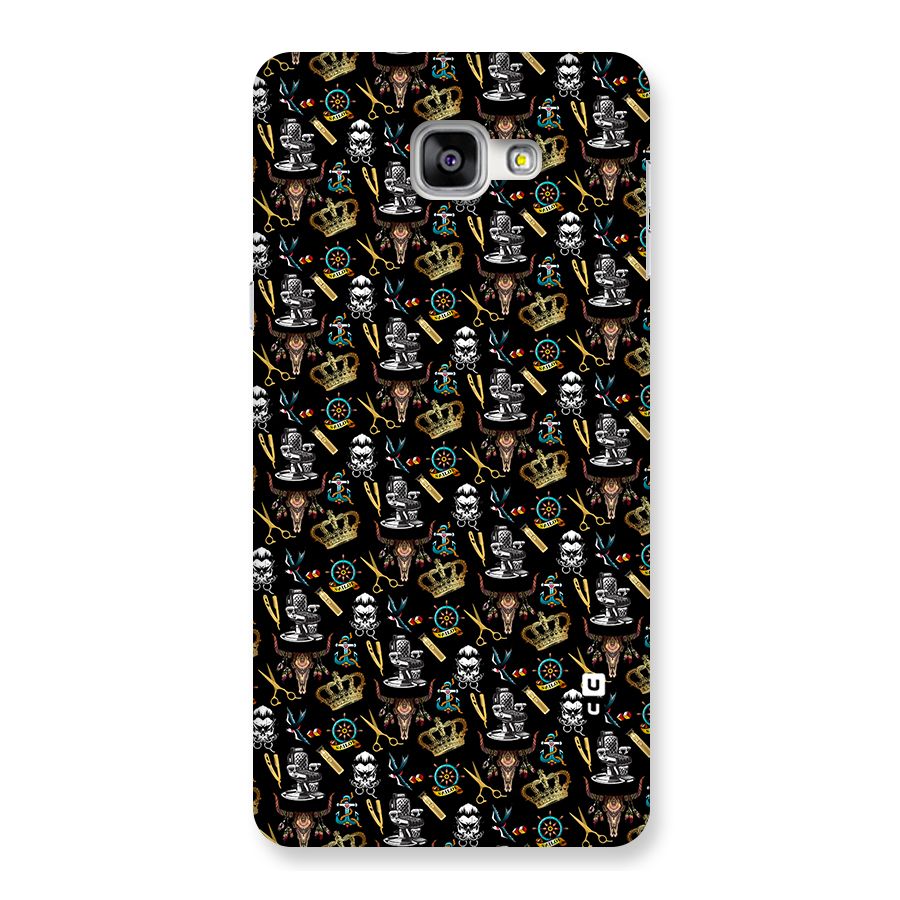 Cool Barber Pattern Back Case for Galaxy A9