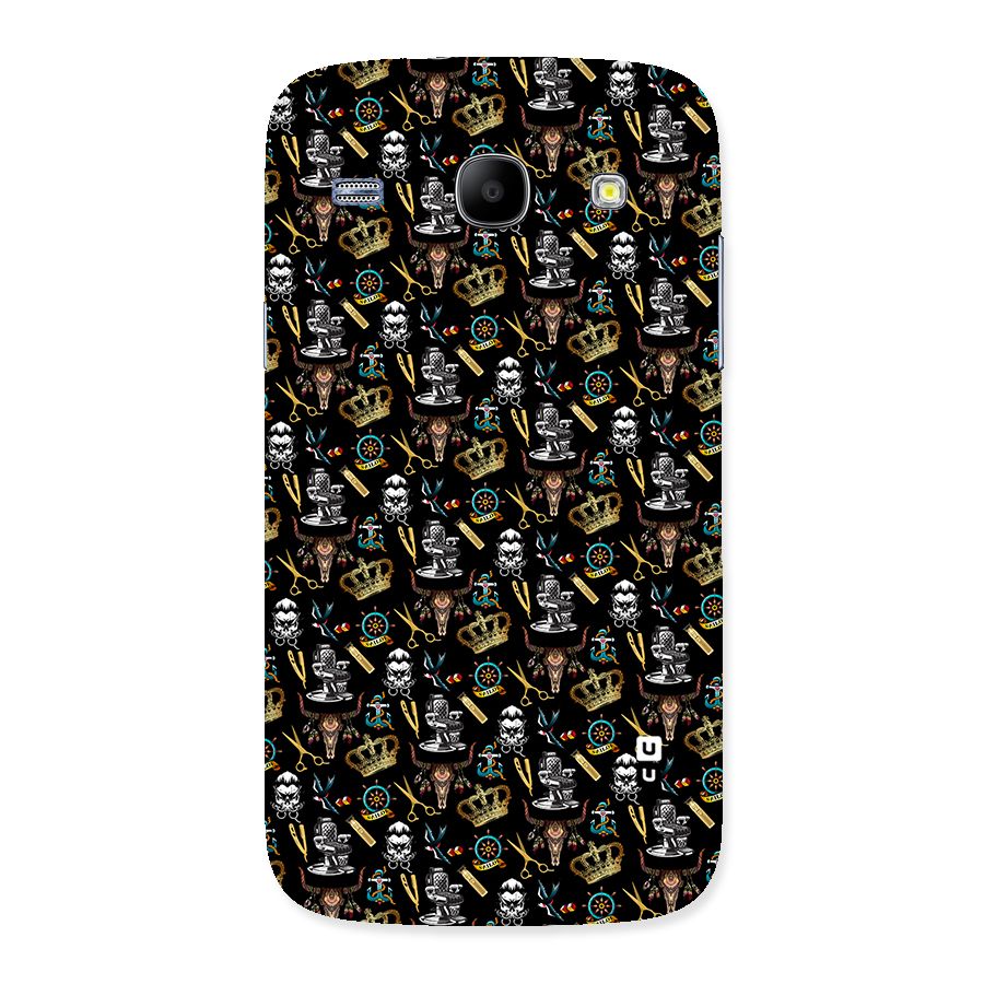 Cool Barber Pattern Back Case for Galaxy Core