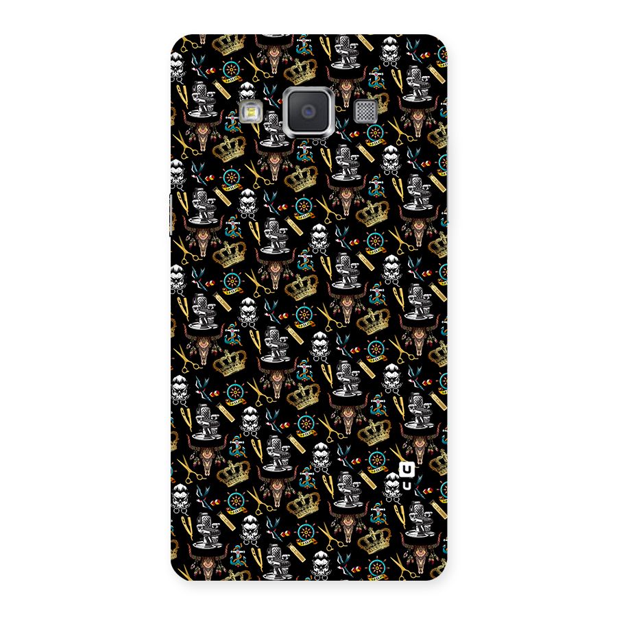 Cool Barber Pattern Back Case for Galaxy Grand Max