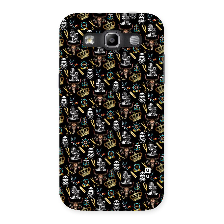Cool Barber Pattern Back Case for Galaxy Grand Quattro