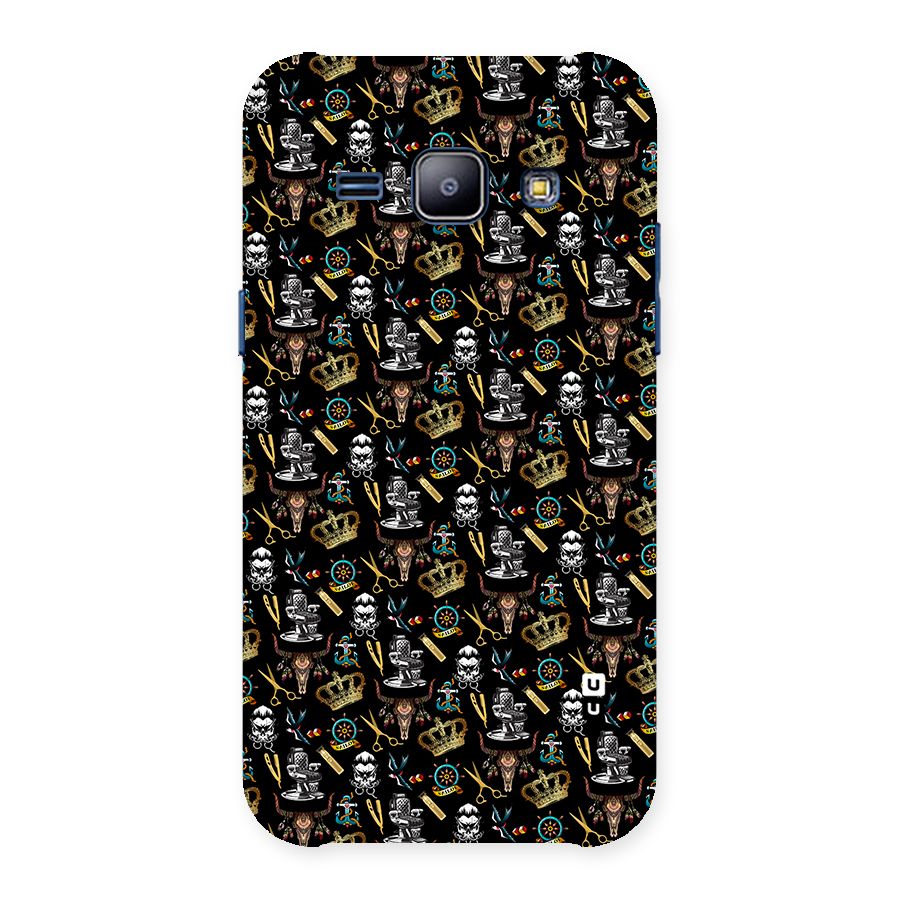 Cool Barber Pattern Back Case for Galaxy J1