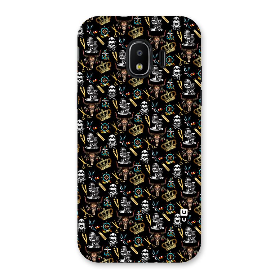 Cool Barber Pattern Back Case for Galaxy J2 Pro 2018