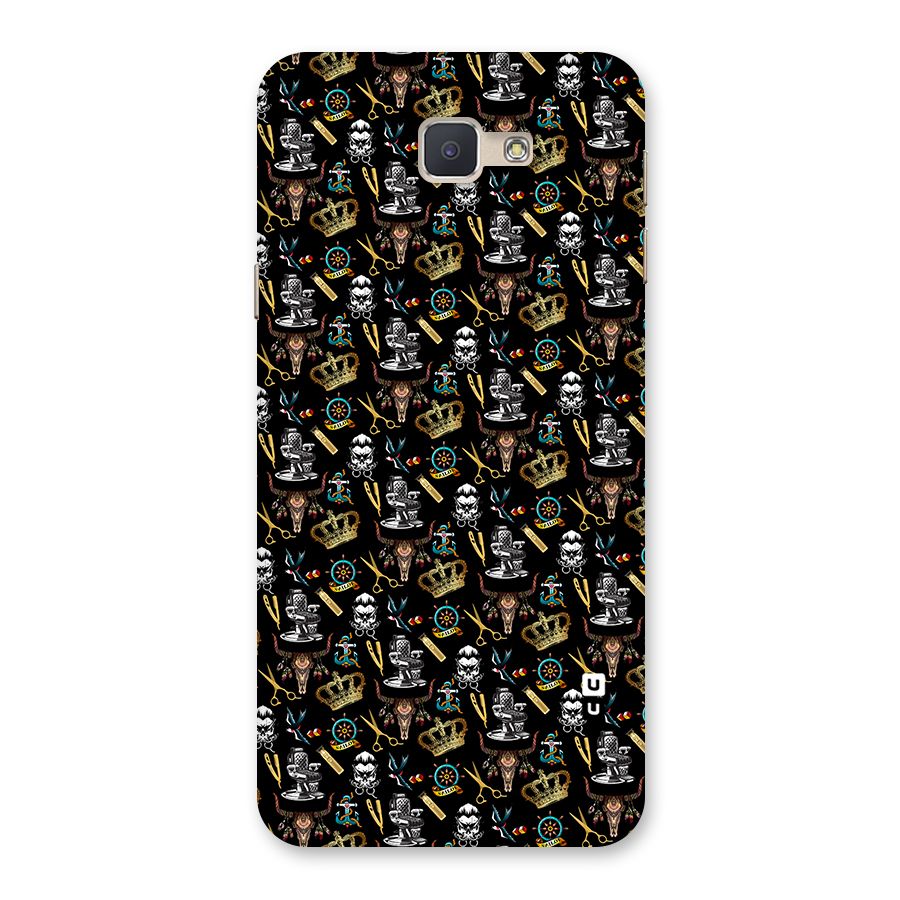 Cool Barber Pattern Back Case for Galaxy J5 Prime