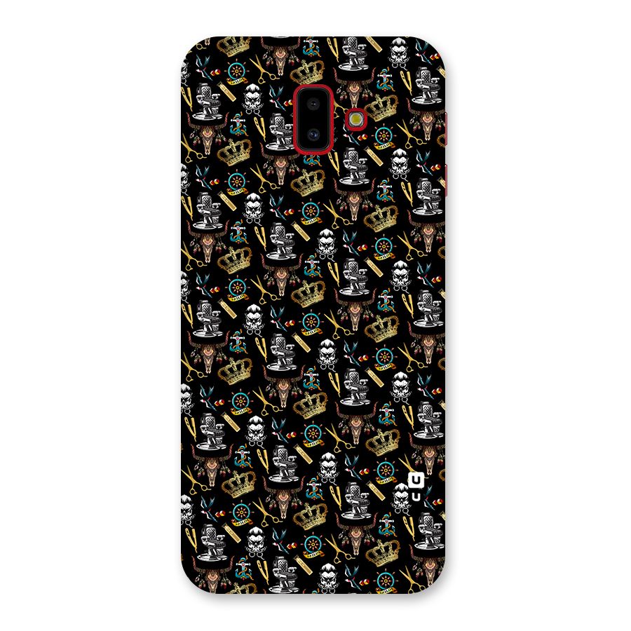 Cool Barber Pattern Back Case for Galaxy J6 Plus