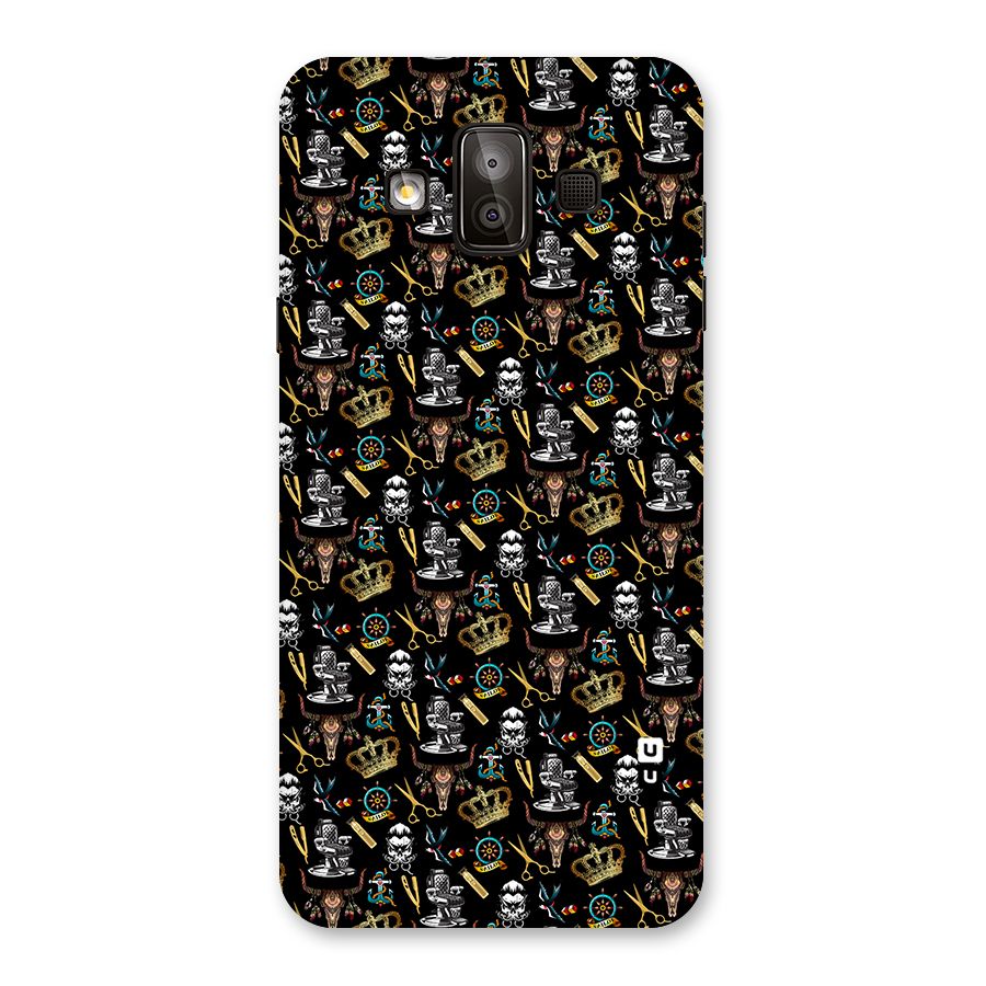Cool Barber Pattern Back Case for Galaxy J7 Duo