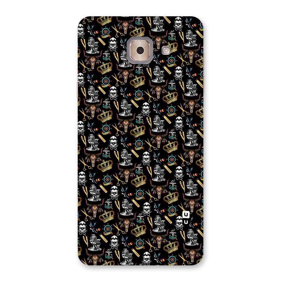 Cool Barber Pattern Back Case for Galaxy J7 Max