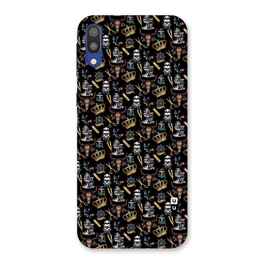 Cool Barber Pattern Back Case for Galaxy M10