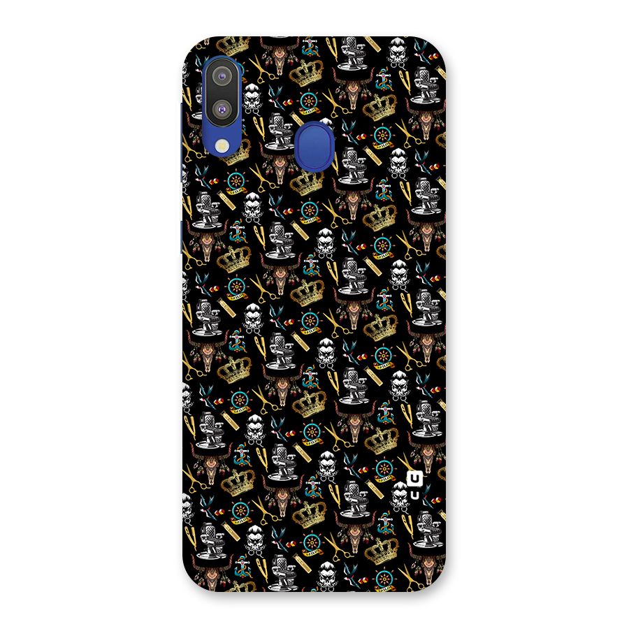 Cool Barber Pattern Back Case for Galaxy M20