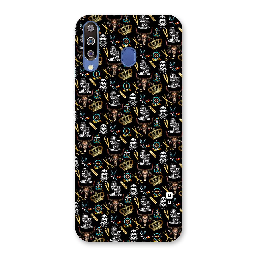 Cool Barber Pattern Back Case for Galaxy M30