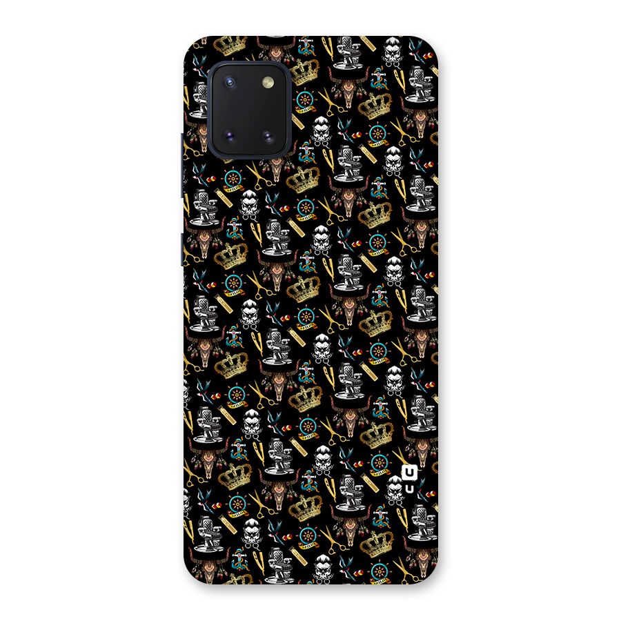 Cool Barber Pattern Back Case for Galaxy Note 10 Lite