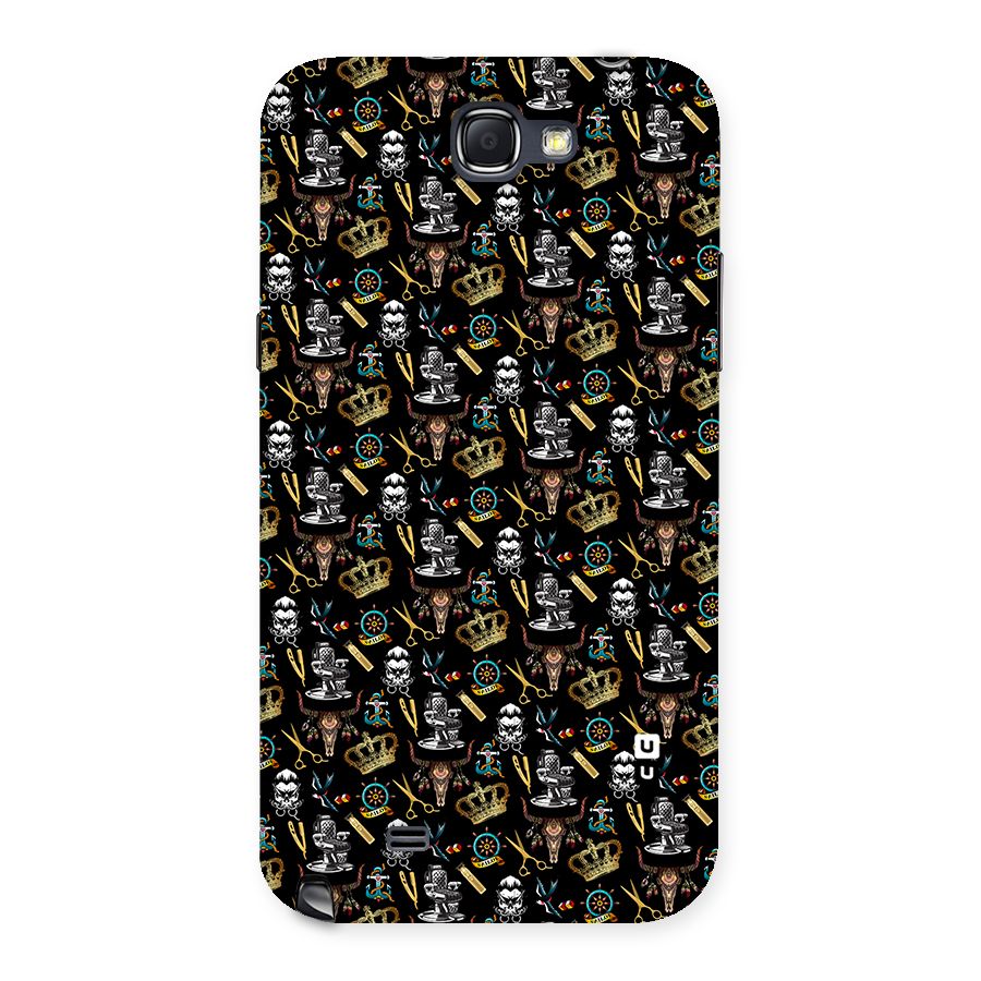 Cool Barber Pattern Back Case for Galaxy Note 2
